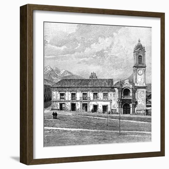 The Palace of Congress, La Paz, Bolivia, 1895-null-Framed Giclee Print