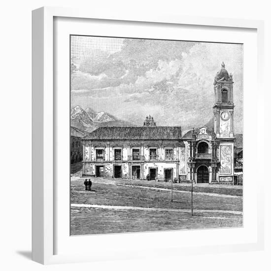 The Palace of Congress, La Paz, Bolivia, 1895-null-Framed Giclee Print