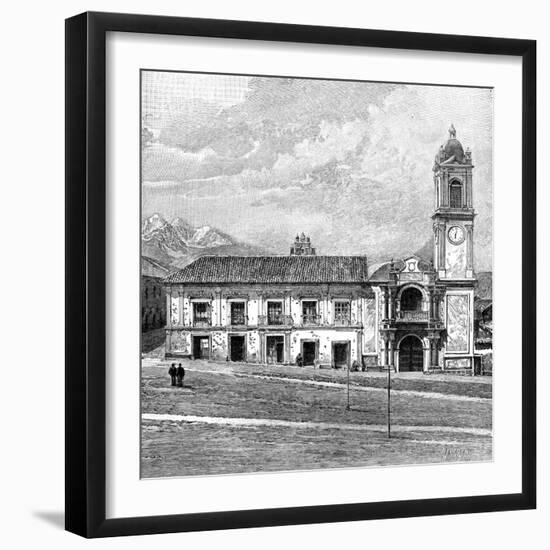 The Palace of Congress, La Paz, Bolivia, 1895-null-Framed Premium Giclee Print