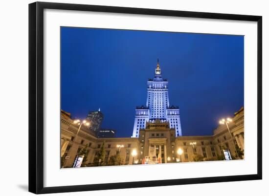 The Palace of Culture and Science, a Gift from the Ussr to Poland in 1955. Warsaw, Poland-Mauricio Abreu-Framed Photographic Print