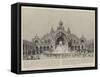 The Palace of Electricity and the Chateau D'Eau at the Paris Exhibition-null-Framed Stretched Canvas