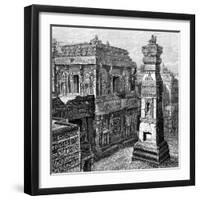 The Palace of Kailash, Ellora, India, 1895-null-Framed Giclee Print