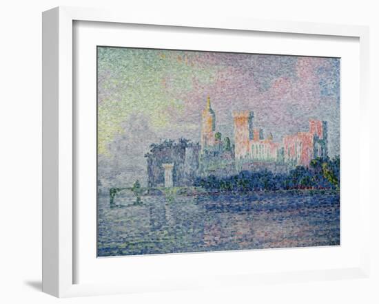 The Palace of the Popes at Avignon, 1900-Paul Signac-Framed Giclee Print