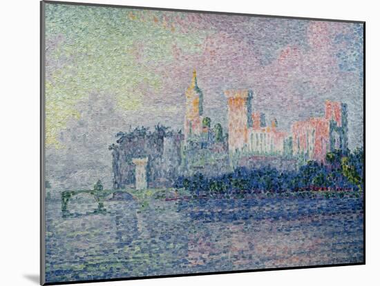 The Palace of the Popes at Avignon, 1900-Paul Signac-Mounted Giclee Print