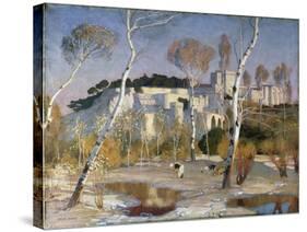 The Palace of the Popes, Avignon-Adrian Scott Stokes-Stretched Canvas