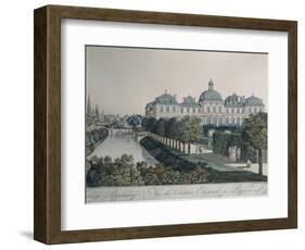 The Palace of the Prince Electors in Poppelsdorf, Near Bonn, 1790-Johannes Vorsterman-Framed Giclee Print