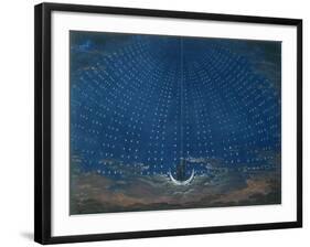 The Palace of the Queen of the Night, Set Design for 'The Magic Flute' by Wolfgang Amadeus Mozart-Schinkel-Framed Giclee Print