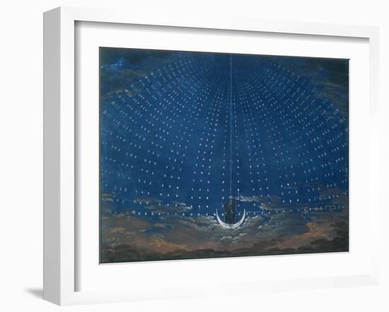 The Palace of the Queen of the Night, Set Design for 'The Magic Flute' by Wolfgang Amadeus Mozart-Schinkel-Framed Giclee Print