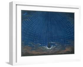 The Palace of the Queen of the Night, Set Design for 'The Magic Flute' by Wolfgang Amadeus Mozart-Schinkel-Framed Giclee Print