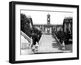 The Palace of the Senate, Rome, Italy, 1926-null-Framed Giclee Print