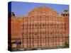 The Palace of the Winds, Hawa Mahal, Jaipur, Rajasthan, India, Asia-Bruno Morandi-Stretched Canvas