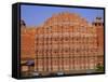 The Palace of the Winds, Hawa Mahal, Jaipur, Rajasthan, India, Asia-Bruno Morandi-Framed Stretched Canvas