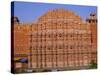 The Palace of the Winds, Hawa Mahal, Jaipur, Rajasthan, India, Asia-Bruno Morandi-Stretched Canvas