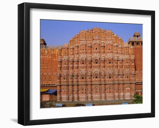 The Palace of the Winds, Hawa Mahal, Jaipur, Rajasthan, India, Asia-Bruno Morandi-Framed Photographic Print