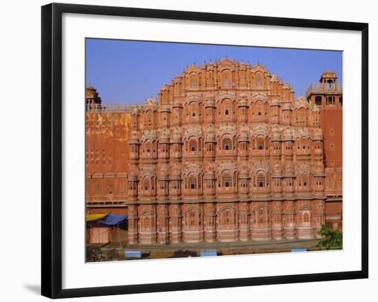 The Palace of the Winds, Hawa Mahal, Jaipur, Rajasthan, India, Asia-Bruno Morandi-Framed Photographic Print