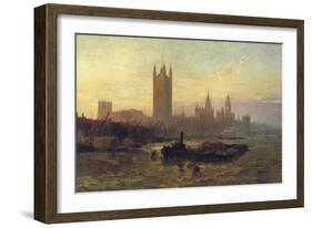 The Palace of Westminster, 1892-George Vicat Cole-Framed Giclee Print