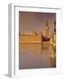 The Palace of Westminster and Big Ben, Across the River Thames, London, England, UK-John Miller-Framed Photographic Print