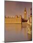 The Palace of Westminster and Big Ben, Across the River Thames, London, England, UK-John Miller-Mounted Photographic Print