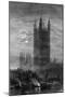 The Palace of Westminster, London, 19th Century-W May-Mounted Giclee Print