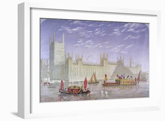 The Palace of Westminster, London, C1850-Kronheim & Co-Framed Giclee Print