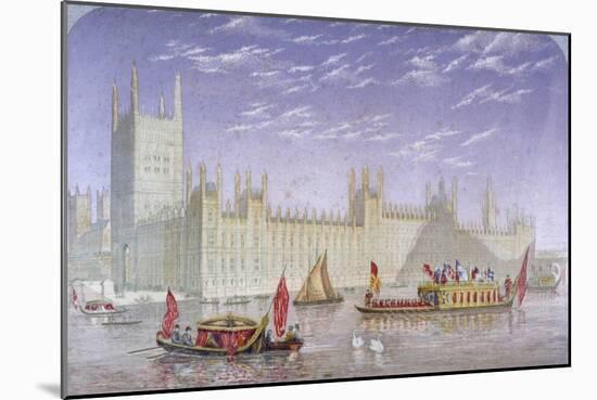 The Palace of Westminster, London, C1850-Kronheim & Co-Mounted Giclee Print