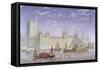 The Palace of Westminster, London, C1850-Kronheim & Co-Framed Stretched Canvas