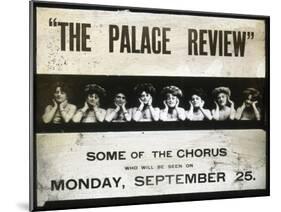 The Palace Review, Late 19th or Early 20th Century-null-Mounted Giclee Print