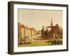 The Palace Square and Holmens Kirke, Copenhagen-Constantin Hansen-Framed Giclee Print