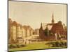 The Palace Square and Holmens Kirke, Copenhagen-Constantin Hansen-Mounted Premium Giclee Print