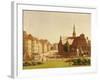 The Palace Square and Holmens Kirke, Copenhagen-Constantin Hansen-Framed Giclee Print