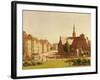 The Palace Square and Holmens Kirke, Copenhagen-Constantin Hansen-Framed Giclee Print