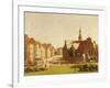 The Palace Square and Holmens Kirke, Copenhagen-Constantin Hansen-Framed Giclee Print