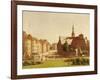 The Palace Square and Holmens Kirke, Copenhagen-Constantin Hansen-Framed Giclee Print