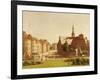 The Palace Square and Holmens Kirke, Copenhagen-Constantin Hansen-Framed Giclee Print