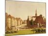 The Palace Square and Holmens Kirke, Copenhagen-Constantin Hansen-Mounted Giclee Print