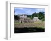 The Palace, the Temple X and the Temple of the Inscriptions-null-Framed Giclee Print