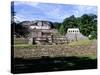 The Palace, the Temple X and the Temple of the Inscriptions-null-Stretched Canvas