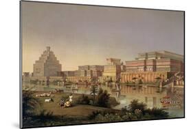 The Palaces of Nimrud Restored, a Reconstruction of the Palaces Built by Ashurbanipal-James Fergusson-Mounted Giclee Print