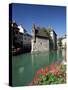 The Palais De L'Isle in the Thiou River, Annecy, Haute-Savoie, Rhone-Alpes, France, Europe-Ruth Tomlinson-Stretched Canvas