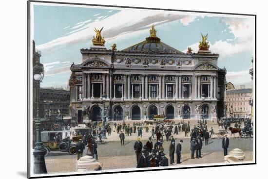 The Palais Garnier, Paris, C1900-null-Mounted Giclee Print