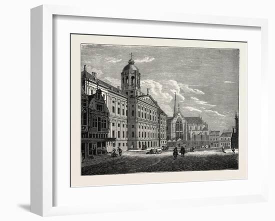 The Palais Royal, Amsterdam, the Netherlands-null-Framed Giclee Print