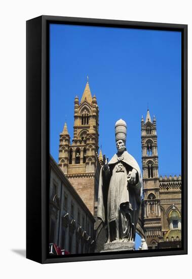 The Palatine Chapel, Palermo, Sicily-Jeremy Lightfoot-Framed Stretched Canvas