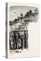 The Palatine Hill and Arch of Constantine-null-Stretched Canvas