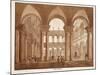 The Palazzo Borghese, 1833-Agostino Tofanelli-Mounted Giclee Print