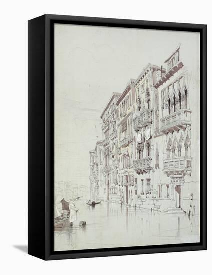 The Palazzo Contarini-Fasan-John Ruskin-Framed Stretched Canvas