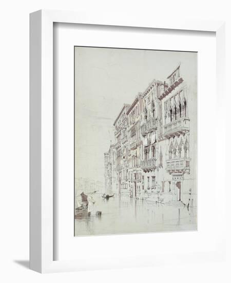 The Palazzo Contarini-Fasan-John Ruskin-Framed Giclee Print