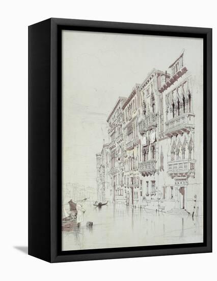The Palazzo Contarini-Fasan-John Ruskin-Framed Stretched Canvas