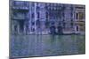 The Palazzo De Mula in Venice, 1908-Claude Monet-Mounted Giclee Print