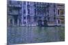 The Palazzo De Mula in Venice, 1908-Claude Monet-Mounted Giclee Print