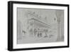 The Palazzo Della Ragione and Piazza Delle Erbe-John Ruskin-Framed Giclee Print